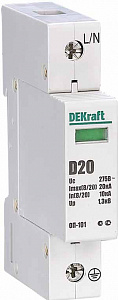 Ограничитель перенапряжения DEKraft ОП101-1Р-020-D-275 18013DEK