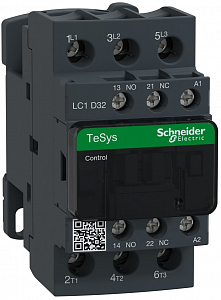 Контактор Schneider Electric TeSys D 32А 3П, 1НО+1Н3, 220В AC LC1D32M7
