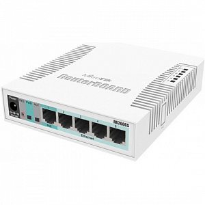 Коммутатор Mikrotik RouterBOARD 260GS Web, 6P CSS106-5G-1S