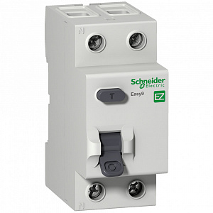 Выключатель дифференциального тока Schneider Electric Easy9 2П 25А 10мА тип AC EZ9R14225