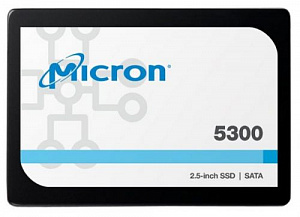 Диск SSD Micron 5300 PRO 3.84TB 2.5" SATA, 3D TLC MTFDDAK3T8TDS-1AW1ZABYY