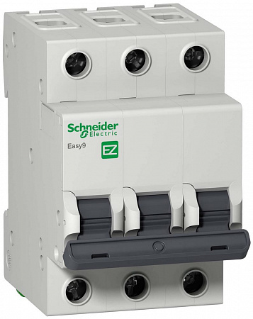 Автоматический выключатель Schneider Electric Easy9 6А 3п C, 4.5кА