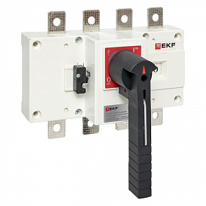 Рубильник-выключатель EKF PROxima PowerSwitch 4п 250А с рукояткой управления для прямой установки psds-250-4