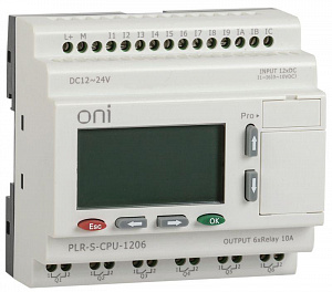 Реле логическое ONI PLR-S. CPU1206 PLR-S-CPU-1206