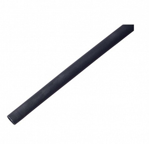 Термоусаживаемая трубка клеевая Rexant 18,0/6,0 мм, черная, 1м 21-9008