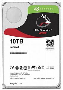 Жесткий диск Seagate IronWolf 10TB 7.2K SATA 3.5" 256Mb ST10000VN0008