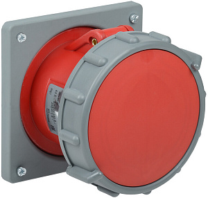 Розетка панельная IEK MAGNUM ССИ-435 63А-6ч/200-415В 3P+PE+N IP67 PSN70-063-5-2-67