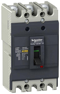 Автоматический выключатель Schneider Electric Easypact EZC100F TMD, 100A, 3P 3Т EZC100F3100