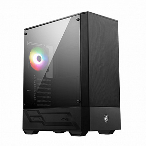 Корпус MSI MAG FORGE 110R Miditower, без БП, черный MAG FORGE 110R