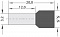 Наконечник штыревой втулочный изолированный Rexant НШВИ 18мм, 4 мм2, СЕ040012grey, серый