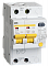 Дифференциальный автоматический выключатель IEK АД12 2П 10А 30мА, тип AC, 4.5кА, C