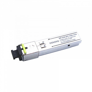 Трансивер Osnovo SFP, одномодовый SFP-S1SC18-F-1550-1310-I
