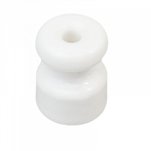 Изолятор Bironi белый керамика, 50 шт/уп. R1-551-01-50