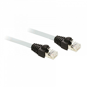 Кабель соединительный Schneider Electric ETHERNET 1м 2хRJ45 связь 2 quant eth head и (Eth CRP; NOC-DIO; NOC-CTRL) в шасси TCSECN3M3M1S4U
