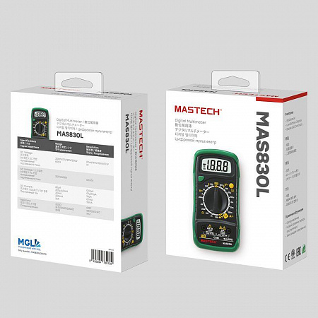 Мультиметр портативный Mastech MAS830L