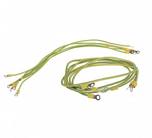 Комплект проводов заземления ITK 50 cм - 6шт; 80 cм - 3шт ER12-6568