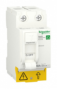 Выключатель дифференциального тока Schneider Electric Resi9 2П 40А 300мА тип AC R9R54240
