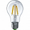 Лампа светодиодная филаментная 80 878 OLL-F-A60-15-230-2.7K-E27 15Вт грушевидная прозрачная 2700К тепл. бел. E27 1500лм 220-240В ОНЛАЙТ