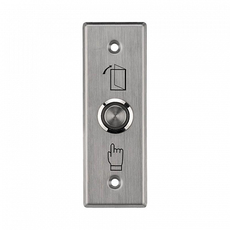 Кнопка SECURIC "Выход" металлическая с синей подсветкой SB-60 врезного типа