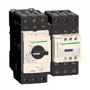 Контактор Schneider Electric TeSys D 65А 3П, 1НО+1Н3, 230В AC 50/60Гц LC1D65AP7