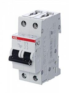 Автоматический выключатель ABB S202 50А 2п 6кА, B, S202-B50 2CDS252001R0505