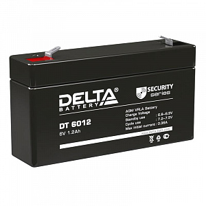 Аккумулятор Delta ОПС 6В 1.2Ач DT 6012