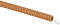 Труба гофрированная ЭРА ПВХ легкая 20 мм, с протяжкой сосна, 25 м/уп.