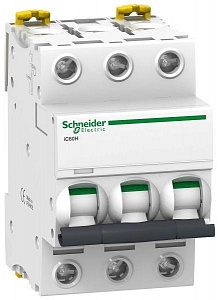 Автоматический выключатель Schneider Electric Acti 9 iC60H 1А 3п 10кА, C A9F84301