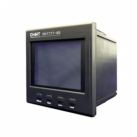Прибор измерительный многофункциональный CHINT PD7777-8S3 3ф 5А RS-485 120х120 LCD дисплей 380В