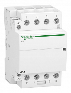Контактор Schneider Electric Acti9 iCT 63А 4П, 4НО, 230/240В A9C20864
