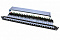 Патч-панель Hyperline 1U 5E экранированная 24 порта RJ45 Dual IDC ROHS PP3-19-24-8P8C-C5E-SH-110D черный