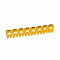 Маркер кабельный Legrand CAB3 0.15-0.5 мм символ G черный на желтом, 300 штуп.