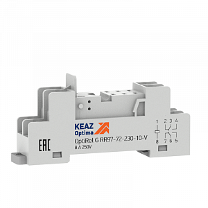 Розетка КЭАЗ для реле OptiRel G RR97-72-230-10-V 281177