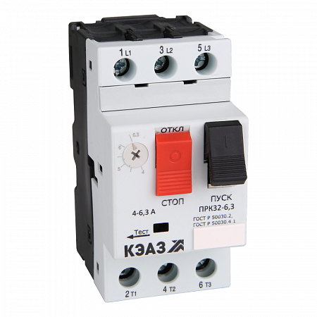 Автоматический выключатель защиты двигателя КЭАЗ ПРК32-4