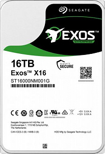 Жесткий диск Seagate Exos X16 16TB 7.2K SATA 3.5" ST16000NM001G