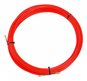 Протяжка кабельная Rexant стеклопруток, д.3.5 мм, 30 м, красная 47-1030