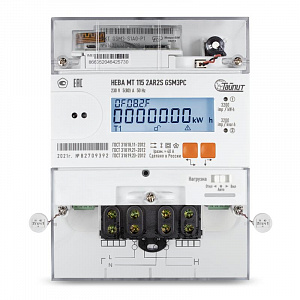 Счетчик Тайпит НЕВА МТ 115 2AR2S GSM3PC 1ф 5-80А многофункциональный 6175791