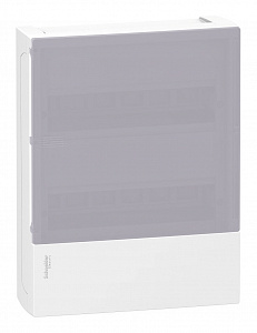 Щиток Schneider Electric Resi9 MP 24М, настенный, белый, прозрачная дверь MIP12212S