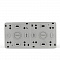 Блок открытой установки TOKOV ELECTRIC Nix IP54 серый, выключатель 1-клавишный, розетка 1-местная с заземлением