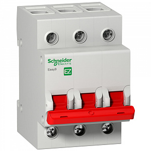 Выключатель нагрузки Schneider Electric Easy9 100А 3П 400В, модульный EZ9S16391