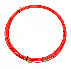 Протяжка кабельная Rexant стеклопруток, д.3.5 мм, 10 м, красная 47-1010