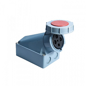 Розетка стационарная наружная EKF PROxima 1342 3Р+РЕ 63А 380В IP67 ps-1342-63-380