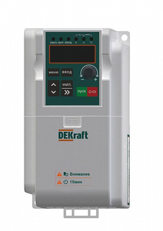 Частотный преобразователь DEKraft ПЧ-510-1PH-220В-0,4кВт-B