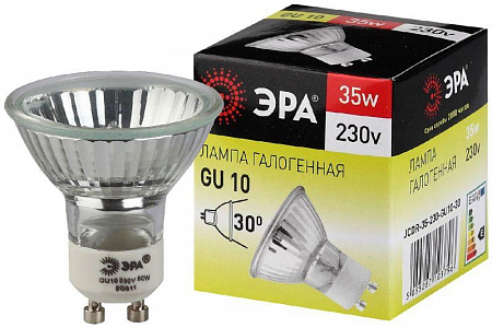 Лампа галогенная GU10-JCDR (MR16) -35W-230V Эра