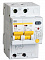 Дифференциальный автоматический выключатель IEK АД-12М 2п 25А 30мА, тип A, 4.5А, B