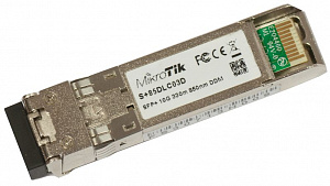 Трансивер Mikrotik SFP+ 10G, LC, 850nm, 300m, MM S+85DLC03D