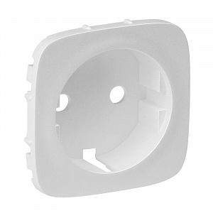 Панель лицевая Legrand Valena Allure жемчуг для розетки 2К+З 755209