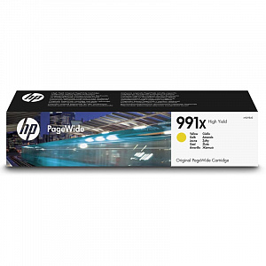 Картридж HP 991X струйный желтый 16000 стр M0J98AE