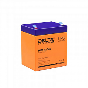 Аккумулятор Delta UPS 12В 4.5Ач DTM 12045