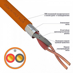 Кабель Rexant КПСЭнг(А)-FRLS 1х2х1.0 01-4904-1